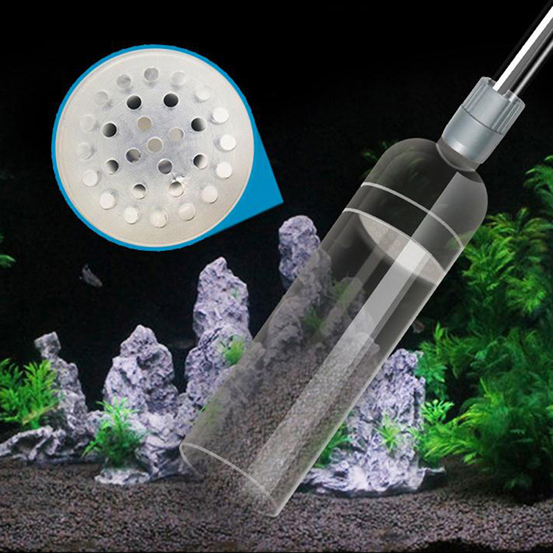 1Pc Semi-automatic Aquarium Cl - Gravel Vacuum Cleaner ulasan dan harga