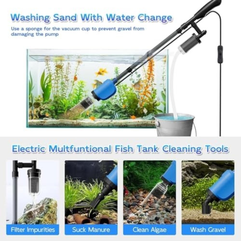 High Power Aquarium Gravel Cle - Gravel Vacuum Cleaner ulasan dan harga