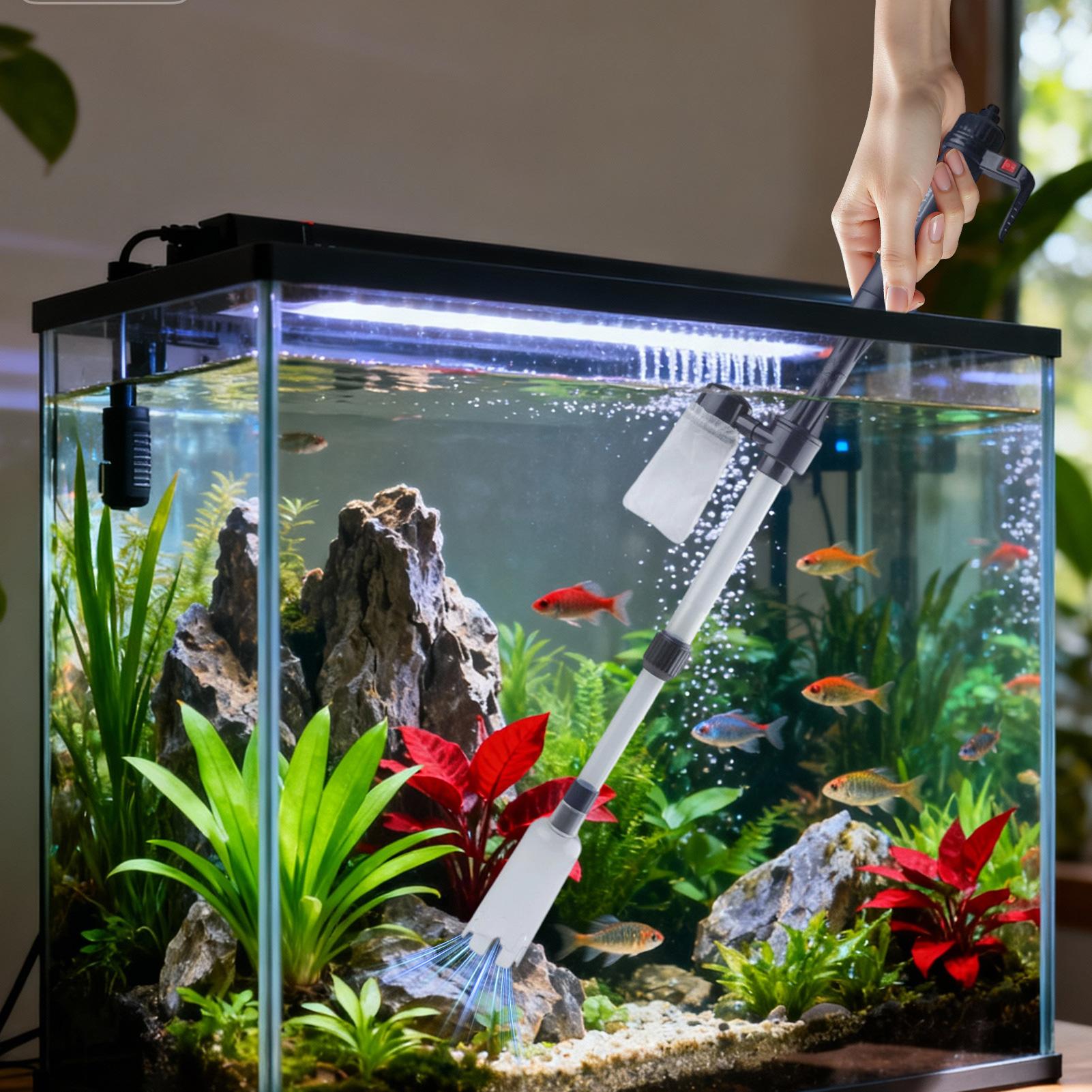 Aquarium Vacuum Gravel Cleaner - Cleaner Fish Aquarium ulasan dan harga
