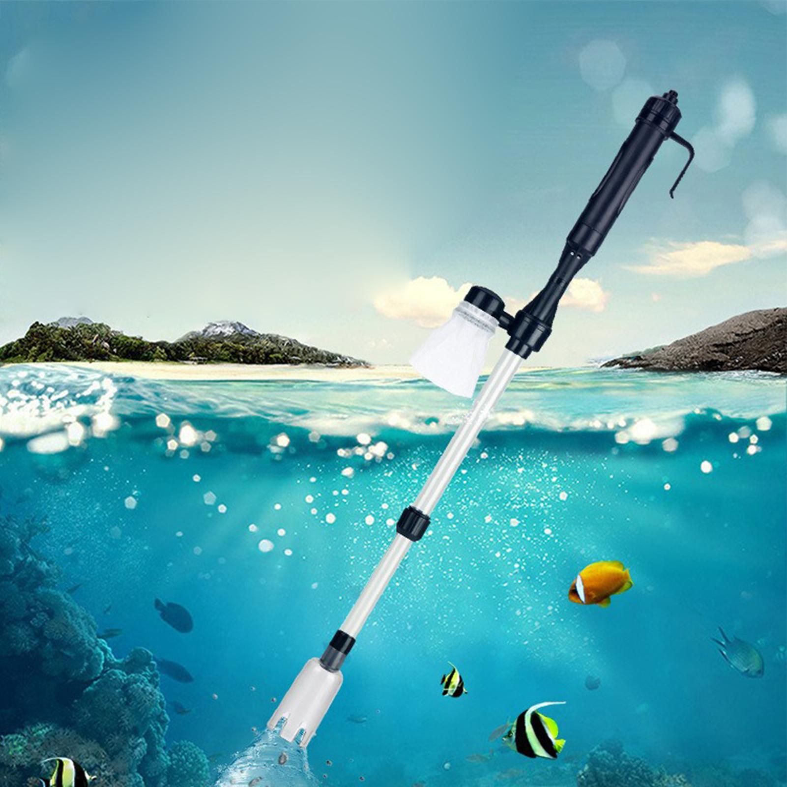 Aquarium Vacuum Gravel Cleaner - Cleaner Fish Aquarium ulasan dan harga