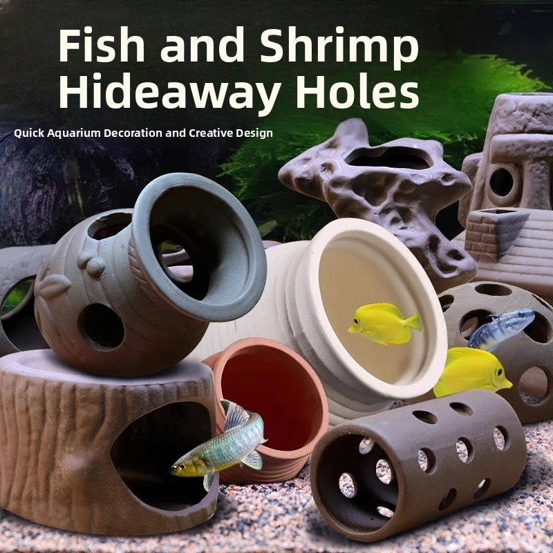  Clay Tank with Hiding Hole fo - Aquarium Fish Reproduction ulasan dan harga