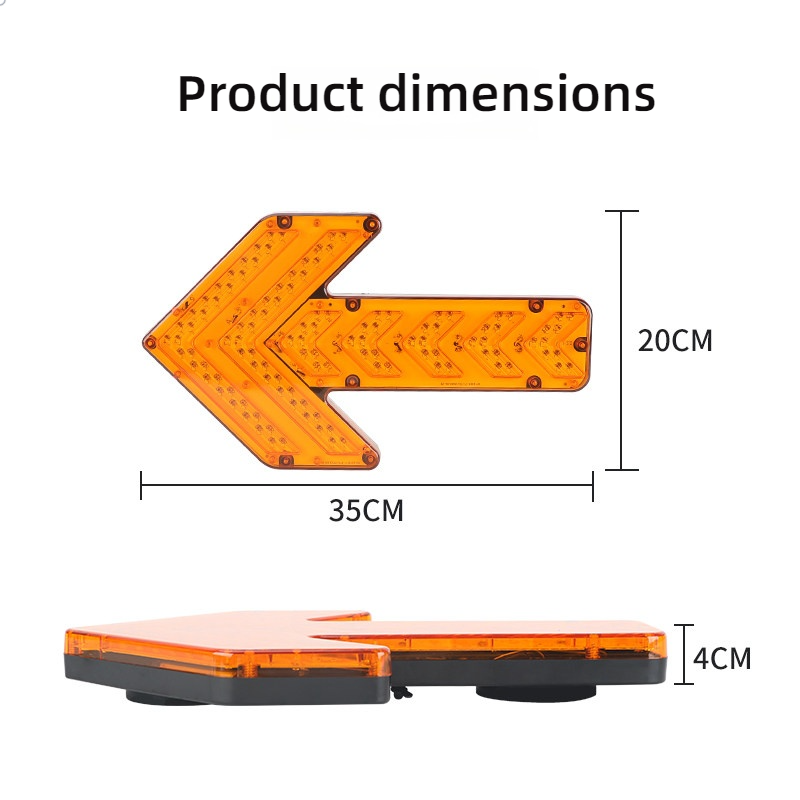 1Pcs Car LED Lights Arrow Pane - Gravel Vacuum Cleaner ulasan dan harga