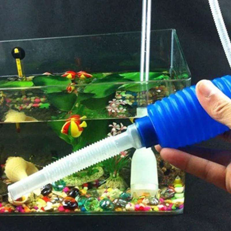 Aquarium Siphon Fish Tank Syph - Gravel Vacuum Cleaner ulasan dan harga