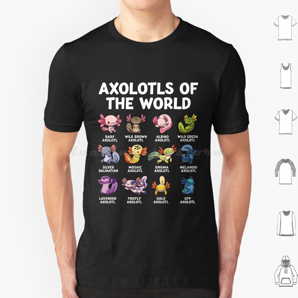 World Axolotls T Shirt 6xl Cot - Aquarium Fish World ulasan dan harga